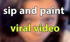 Sexual Act Of Sip And Paint Has Gone Viral On Twitter - Sip and Paint video in which a woman provides a man service